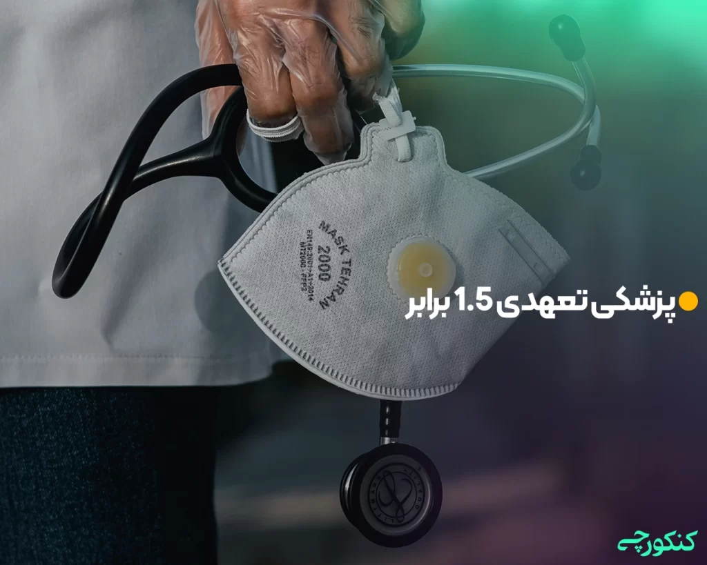 پزشکی تعهدی 1.5 برابر