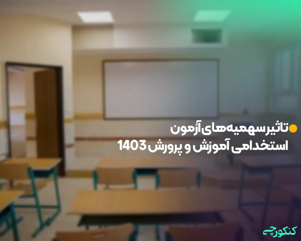 تاثیر سهمیههای آزمون استخدامی آموزش و پرورش 1403