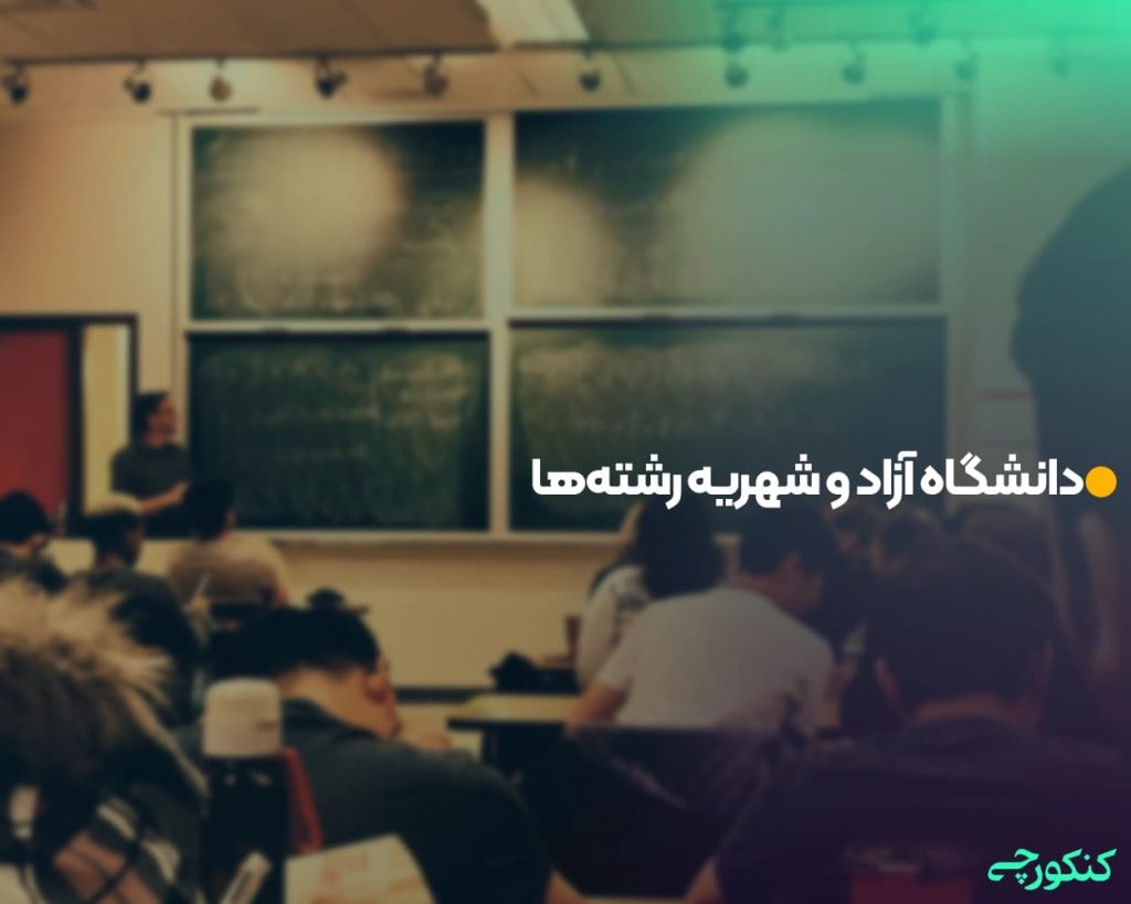 دانشگاه آزاد و شهریه رشتهها