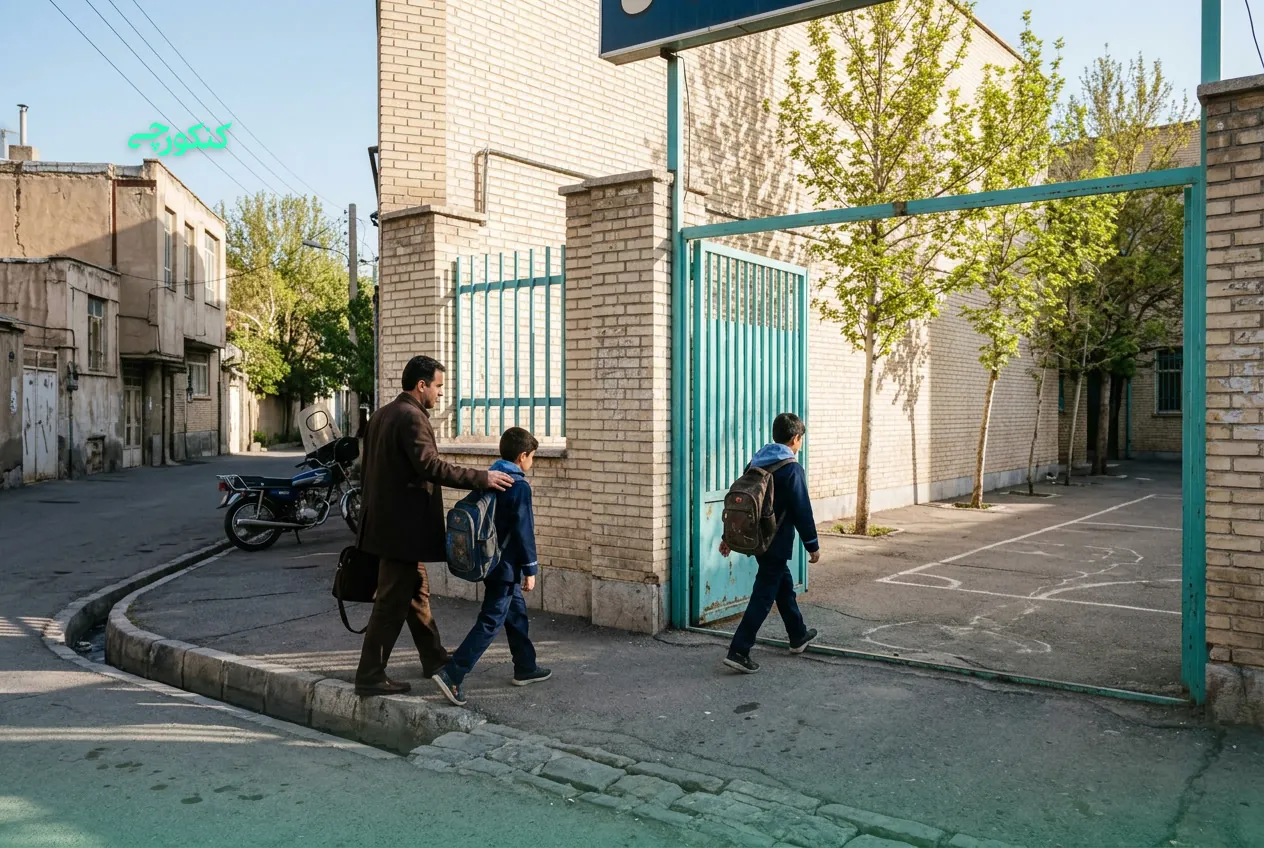 نمایی از دبیرستان استعدادهای درخشان شهید مدنی تبریز